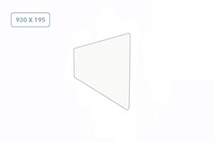 Рассеиватель 930X195  04095