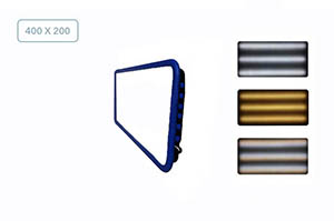 Плафон шестиполосный 04093