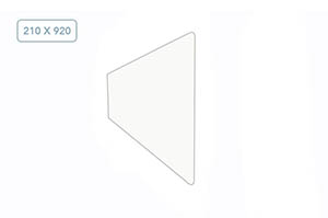 Рассеиватель 210х920  04098