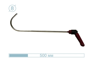 Крючок дверной с поворотной ручкой (500 мм) 09022