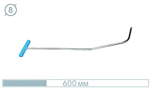 Крючок силовой для сложного торцевого доступа (600 мм) 09031