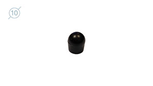 Колпачок сферический из твердой пластмассы 11085