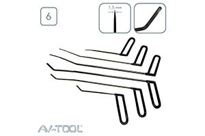 Комплект брасовых крючков (6 шт) 12008-6