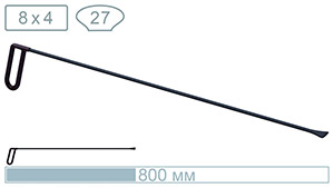 Китовый хвост (800 мм) 18015