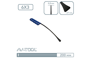 Китовый хвост радиусный 38PDRE