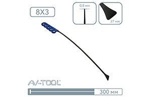 Китовый хвост радиусный 39PDRE