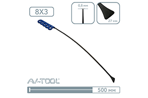 Китовый хвост радиусный 40PDRE