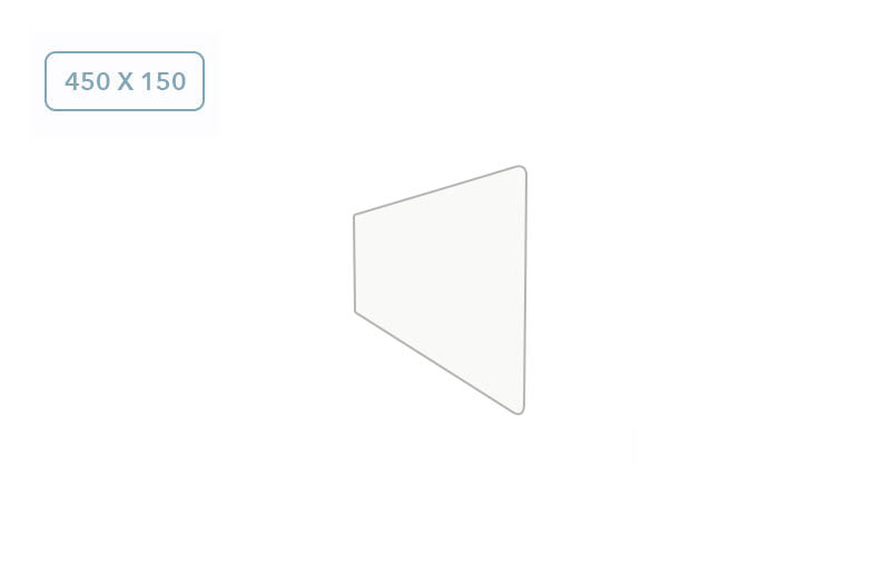 Рассеиватель 450х150  04097