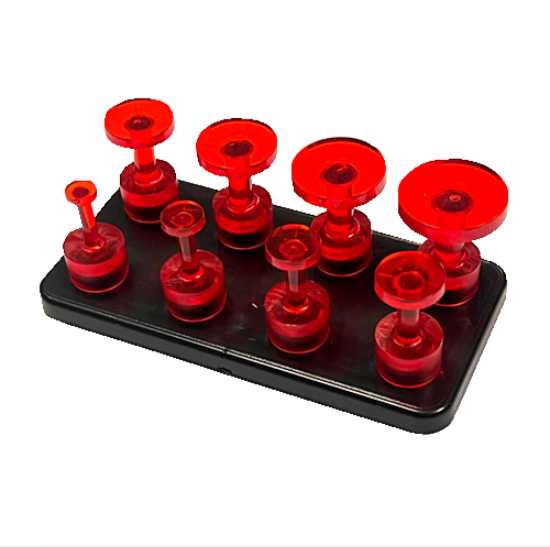 VGRAD red Комплект 8шт+монтажная пластина 05142