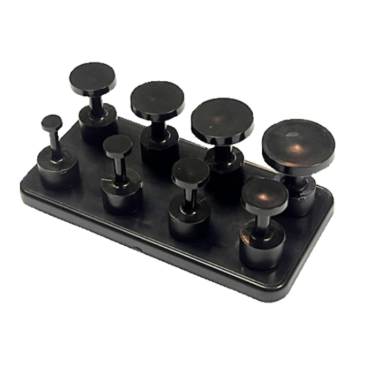 VGRAD black Комплект 8шт+монтажная пластина 05143