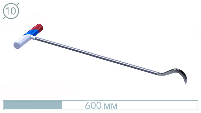 Крючок (с заточкой окончания, 600 мм) 07004