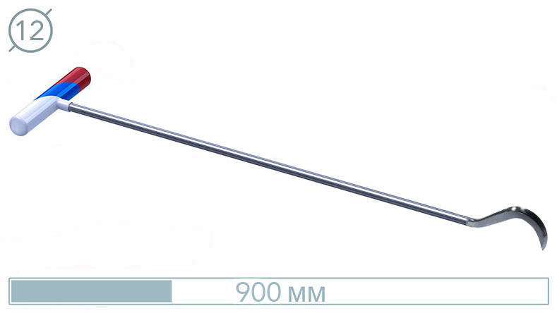 Крючок эксклюзивный (с заточенным окончанием, 900 мм) 07005