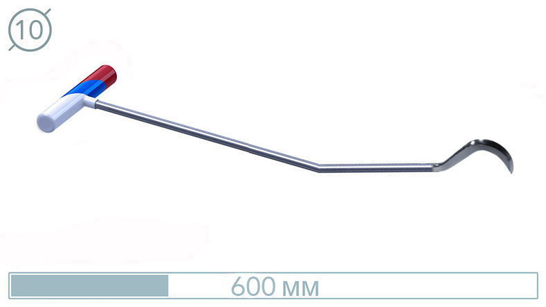 Крючок эксклюзивный (с заточкой окончания, 600 мм) 07006