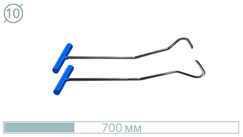 Крючки (2 шт, левый, правый) 07023-2