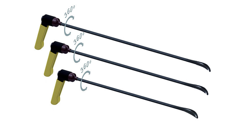 Комплект ножевых крючков (окончание заостренная полусфера, 3 шт) 08005-3