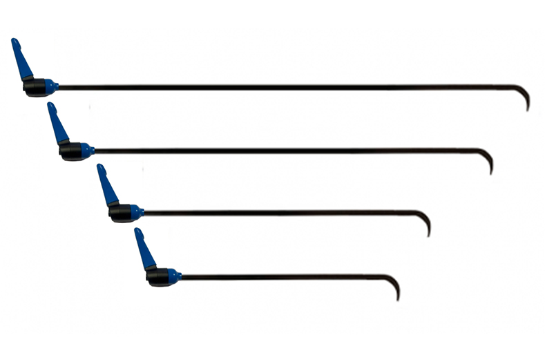 Набор плоских крючков (заостренное, плоское окончание, 4 шт) Black Hunter 08008-4R