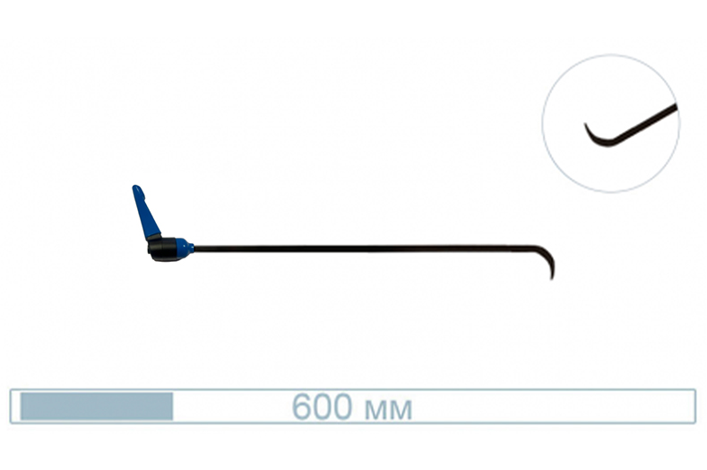 Крючок 	Black Huntr (заостренное, плоское окончание, 600 мм) 08009R