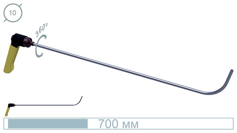 Крючок силовой дверной (700 мм) 09001S
