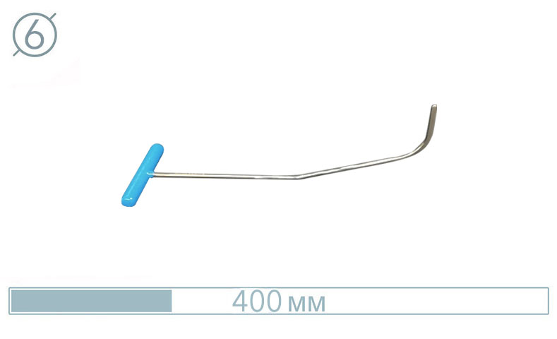 Крючок для сложного торцевого доступа (400 мм) 09028