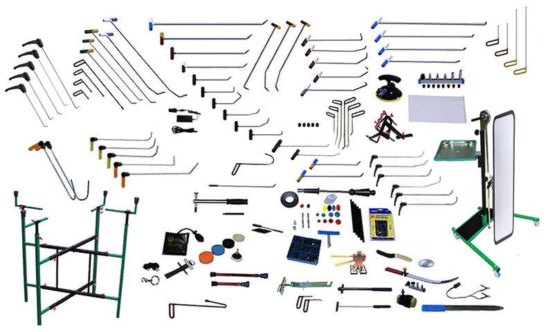 Инструмент для удаления вмятин 446 предметов профессиональный.