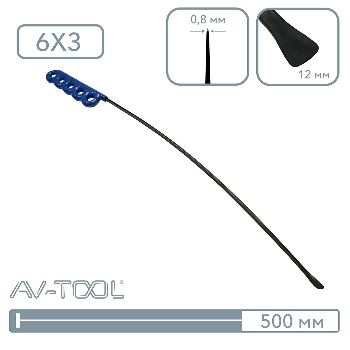 Китовый хвост радиусный 30PDRE