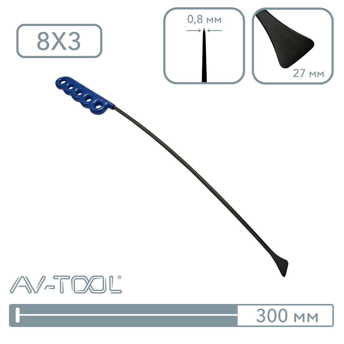 Китовый хвост радиусный 39PDRE