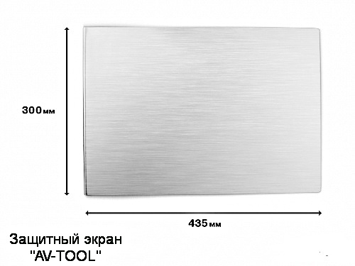 Защитный экран из бронированного пластика 03065