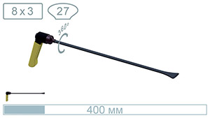 Китовый хвост с поворотной ручкой (400 мм) 18013PR