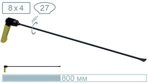 Китовый хвост с поворотной ручкой (800 мм) 18015PR