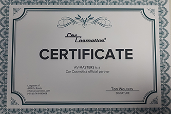 Сертификат AV-Masters